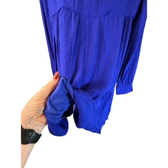 Karlie Tier Blue Dress - Size L - Picture 7 of 12